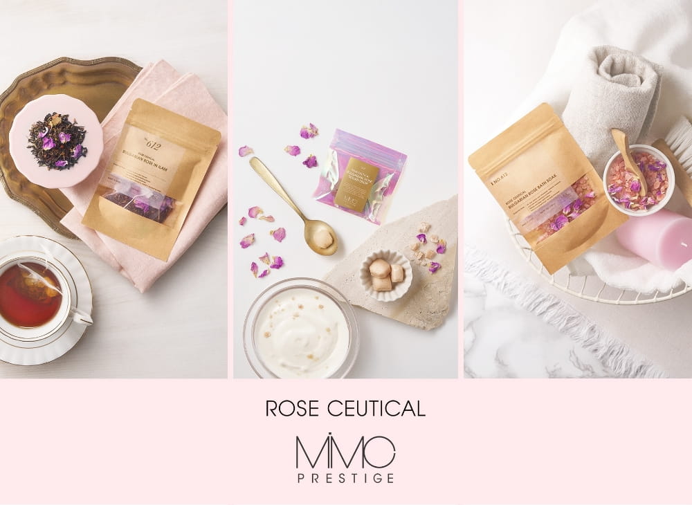 朝摘みローズの恵みを五感で堪能する3種の限定品