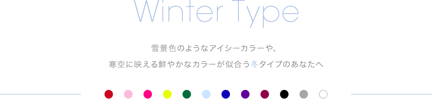 Winter Type 冬タイプ